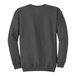 A grey Port & Company sweatshirt with long sleeves.