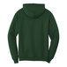 A dark green Port & Company core fleece pullover hoodie sweatshirt.