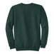 A dark green Port & Company Core Fleece sweatshirt with the word "Sweatshirt" on the back.