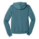 A Bella + Canvas unisex heather deep teal full-zip hoodie.