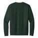 A back view of a forest green District fleece sweatshirt.