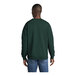 A man wearing a dark green Port & Company Core Fleece sweatshirt.