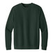 A forest green District crewneck sweatshirt.