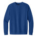 A District deep royal blue unisex crewneck sweatshirt with long sleeves.