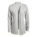 A medium women's Edwards gray cardigan with long sleeves.
