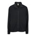 A black Edwards full-zip fleece jacket.