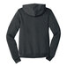 A dark gray Bella + Canvas unisex full-zip hoodie with a hood.