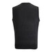 A charcoal jersey knit vest for men.