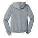 A Bella + Canvas unisex athletic heather full-zip hoodie in grey.