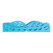 A blue WizKid air freshener with a wave cut out design.