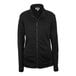 A black Edwards fleece full-zip jacket for women.