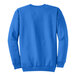 A blue Port & Company sweatshirt with long sleeves.