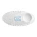 A white plastic container with a white lid and blue text holding Fresh Products Curve Mango Scent passive air fresheners.