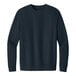 A unisex navy District fleece crewneck sweatshirt.