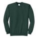 A dark green Port & Company sweatshirt.