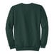 A dark green Port & Company sweatshirt with the word "sweatshirt" on the back.