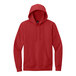 A classic red District sweatshirt hoodie.