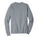 A Bella + Canvas grey sponge fleece sweatshirt with long grey raglan sleeves.