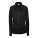 A black Edwards fleece full-zip jacket for women.