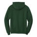 A dark green Port & Company Core Fleece pullover hoodie sweatshirt.