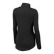 A back view of a black Sport-Tek Women's Triad quarter-zip pullover with a long sleeve.