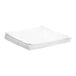 A stack of white Choice flat-packed paper napkins.