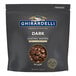 A bag of Ghirardelli dark chocolate coating wafers.