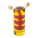 A glass oil and vinegar cruet with cork stoppers.