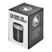 A white box with a picture of a black Rhino Coffee Gear cocoa shaker.