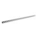 A white metal Lavex strip door mounting bracket with holes.