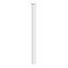 A long white rectangular object with black lines.