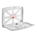 A white plastic Scott toilet seat cover dispenser with a red label.