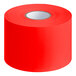 A roll of Lavex red rectangular paper labels.