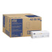 A white box of Tork Premium Xpress multi-fold paper towels with a blue label and yellow accents.