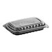 A Pactiv plastic container with a lid.