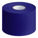 A roll of Lavex dark blue rectangular inventory labels with a white oval center and blue border.