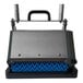 A CRB Cleaning Systems floor cleaning machine with blue bristles on the brush.