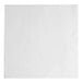 A white square Morcon Valay dinner napkin.