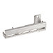 A stainless steel Avantco thermostat probe bracket with holes on the side.