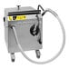 A VITO portable fryer oil disposal machine with a hose.