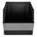 A black plastic bin for Cambro shelving.