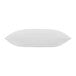 A white Pacific Coast Feather Touch of Down hotel pillow on a white background.