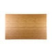 A rectangular wooden surface with a faux bamboo design.