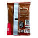 A brown plastic bag with white text and a red label for Red Plate Foods Individually Wrapped Vegan Double Chocolate Cookies.