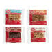 A group of packages of Red Plate Foods vegan cookies with brown and white labels.