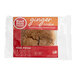 A package of Red Plate Foods Individually Wrapped Vegan Ginger Cookies with a red and white label.