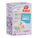 A box of Katz Gluten-Free powdered donuts.