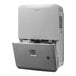 A white Danby dehumidifier with a lid open.