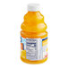 A close up of a 32 fl. oz. bottle of Ocean Spray Orange Juice Blend.