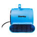 A blue Danby air blower with black vents.